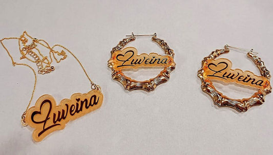 Acrylic Name Necklace