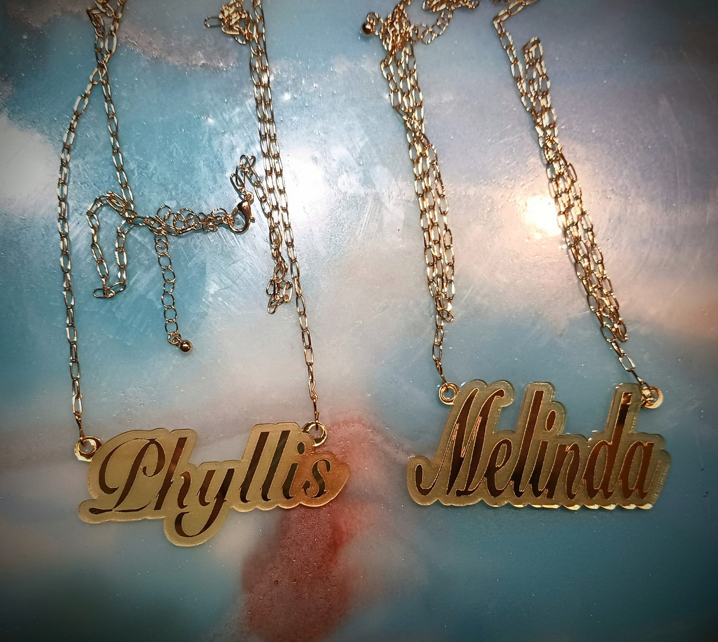 Acrylic Name Necklace