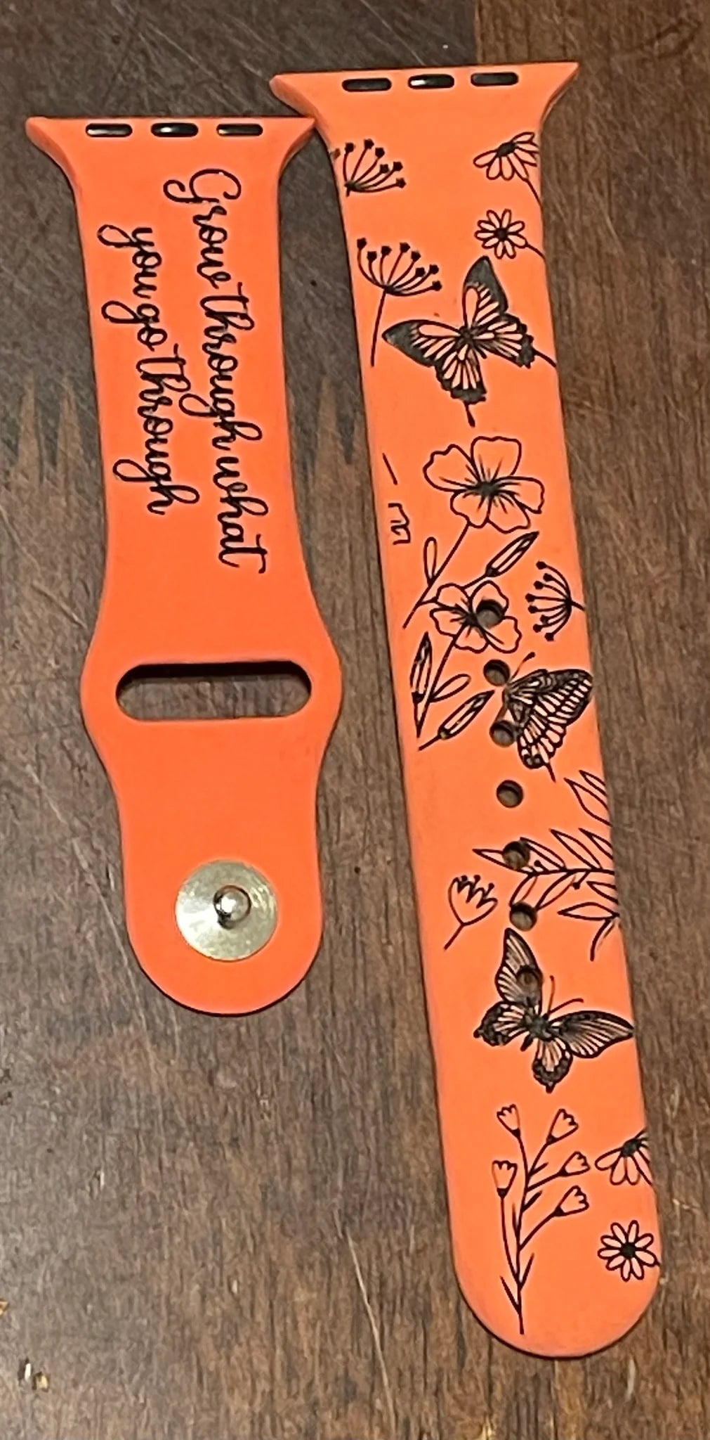 Engraved and Painted Watch Bands